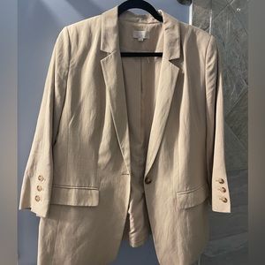 Loft Khaki Blazer